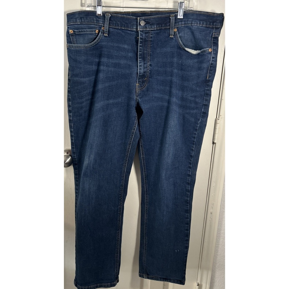 Levis 541 Jeans Mens 40x32‎ Blue Athletic Taper Fit Stretch Denim Med Wash